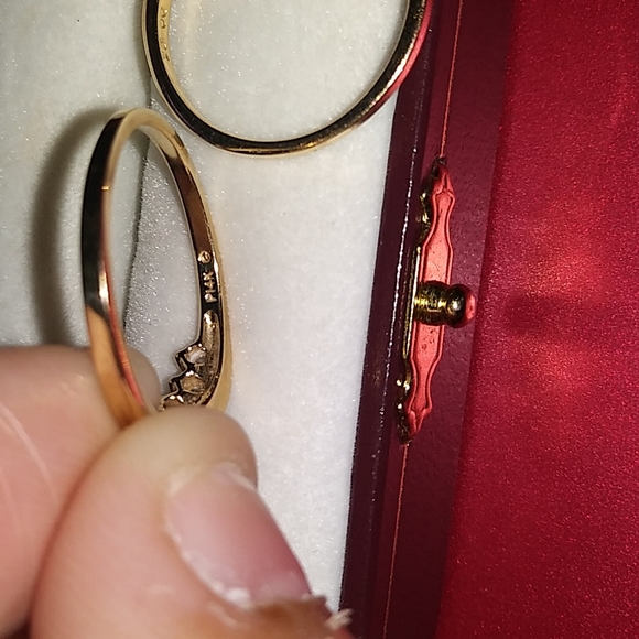 14K SOLID Yellow GOLD Ring Guard / Enhancers - Picture 12 of 17